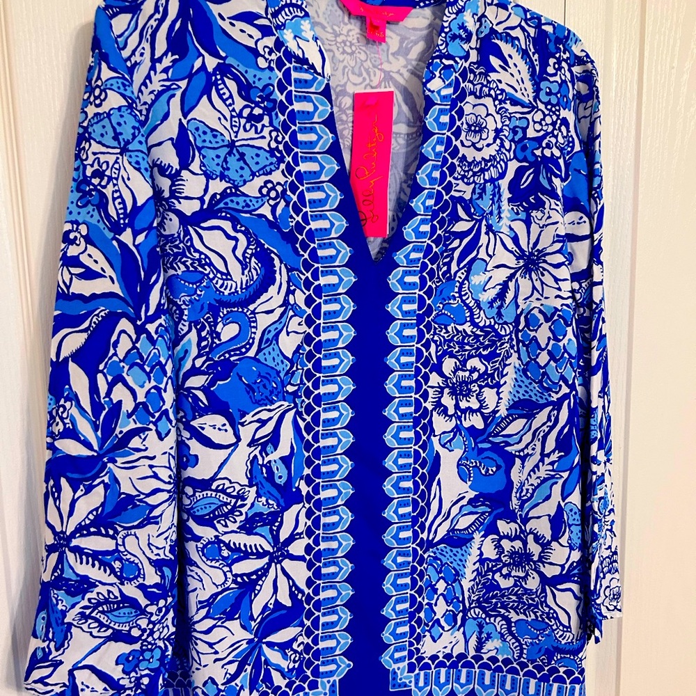 Lilly Pulitzer NWT Luna Bay Tunic Size M